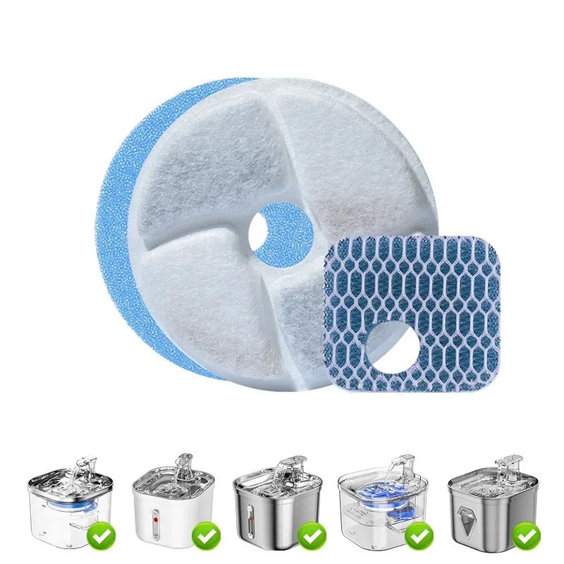 Activated Carbon Replacement Filters For Cat Water Fountain 6