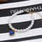 Pearl Style Adjustable Cat Collar With Bell Necklace 8