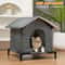 Waterproof Outdoor Cat Shelter Foldable Insulated Pet House 5