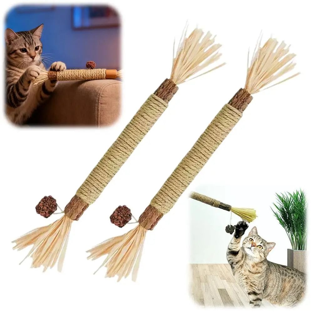 Cat Mint Teeth Cleaning Chew Stick Interactive Toy 9