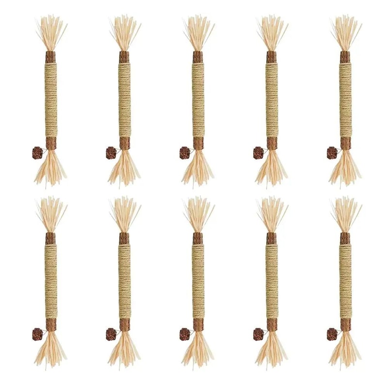 Cat Mint Teeth Cleaning Chew Stick Interactive Toy 12