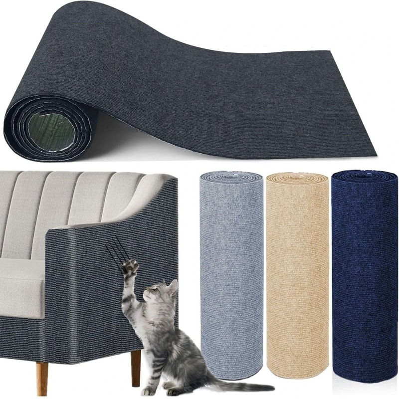 Self Adhesive Cat Scratcher Furniture Protector Mat 1