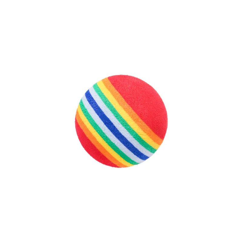 Rainbow EVA Interactive Pet Play Ball 6