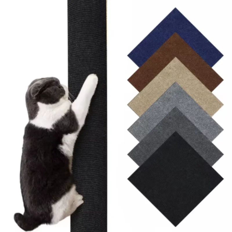 DIY Self Adhesive Cat Scratching Mat Protector 2
