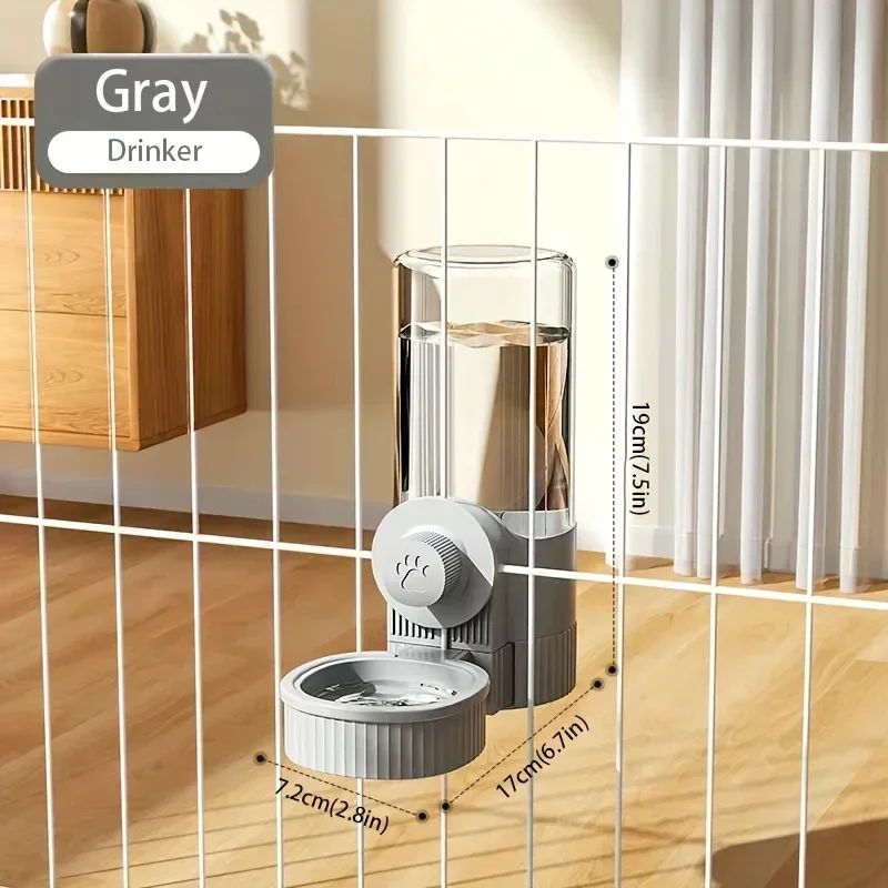 Hanging Automatic Pet Feeder And Water Dispenser Set 6