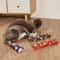 Interactive Plush Cat Teaser Stick Toy 1