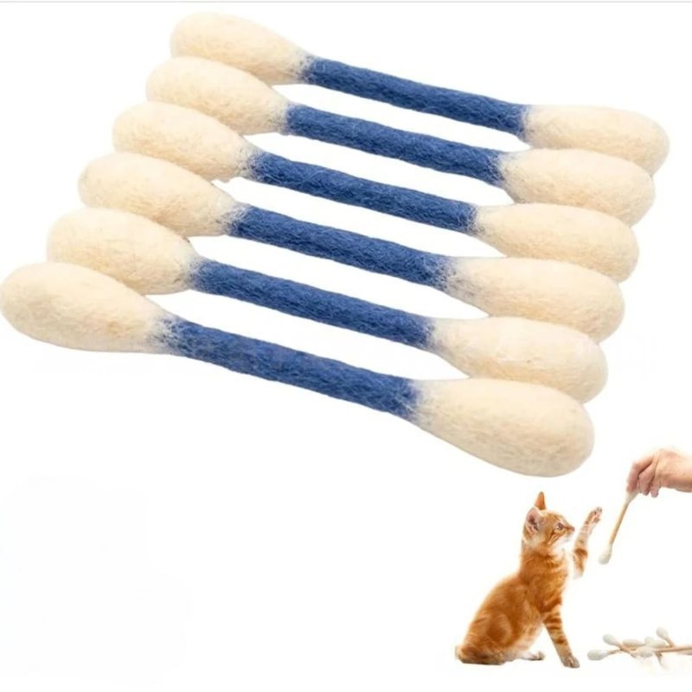Catnip Cotton Swab Kitty Kicker Toy 10