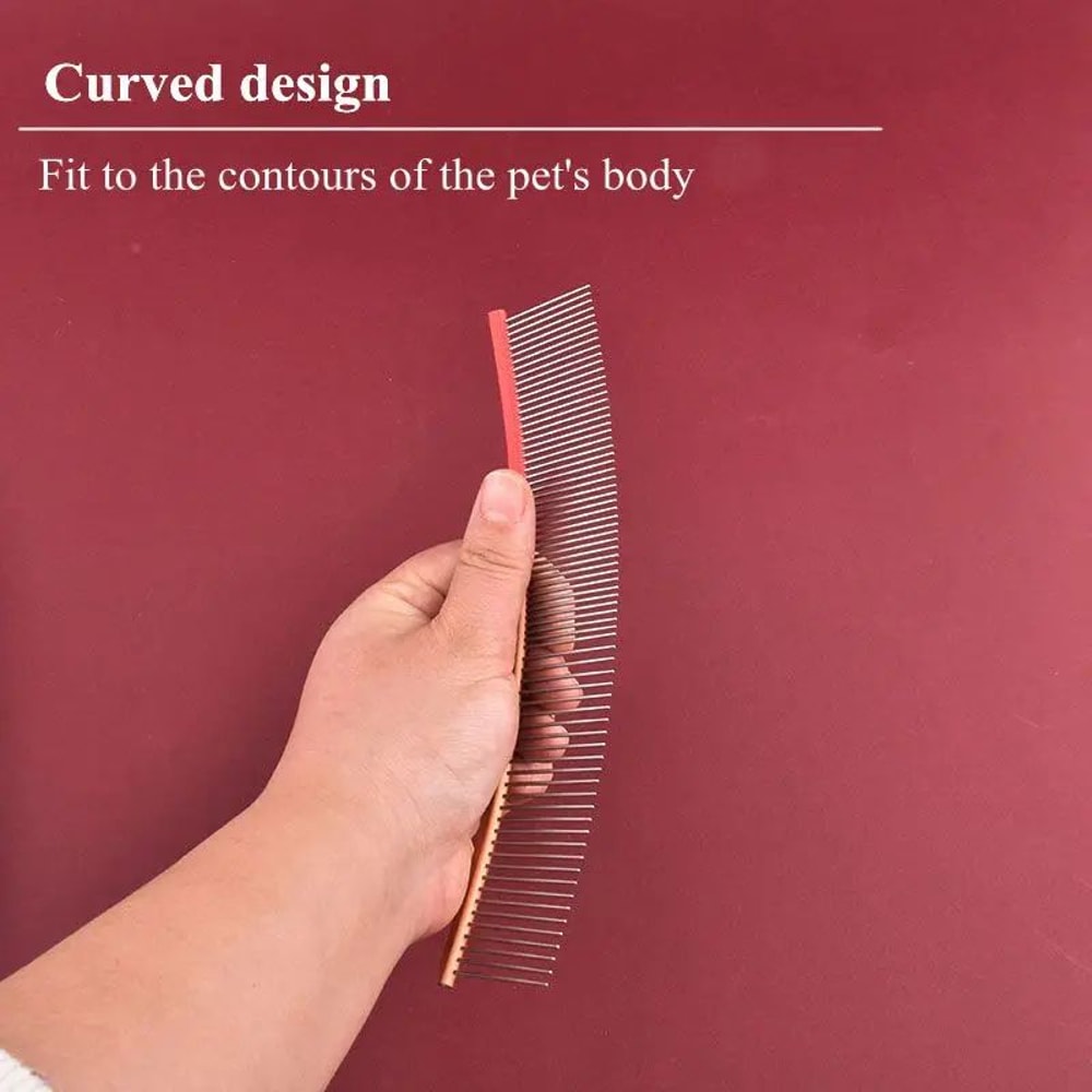 Rainbow Stainless Steel Pet Grooming Comb 3