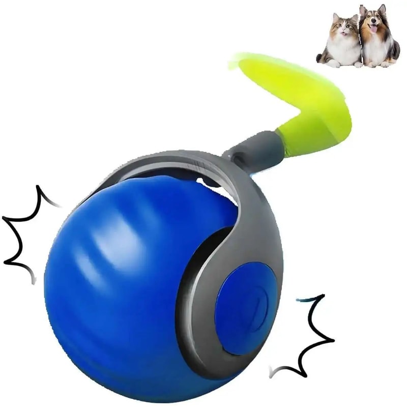 Speedy Tail 20 Interactive Rolling Cat Toy Ball 16