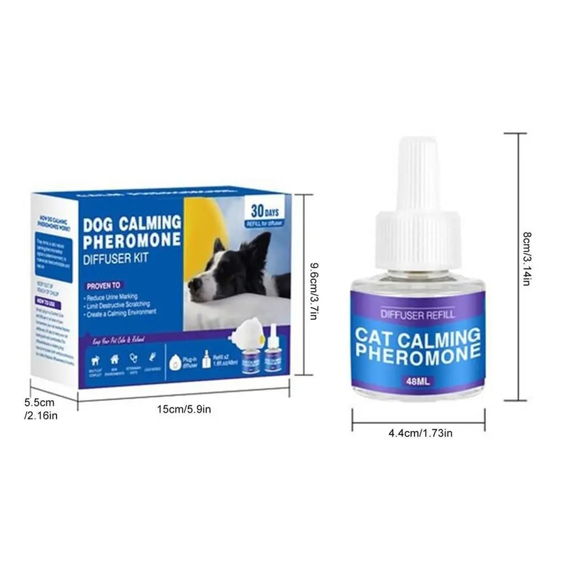 60 Day Cat Calming Pheromone Diffuser Refill 6