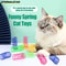 Colorful Spiral Spring Cat Toy Set 2