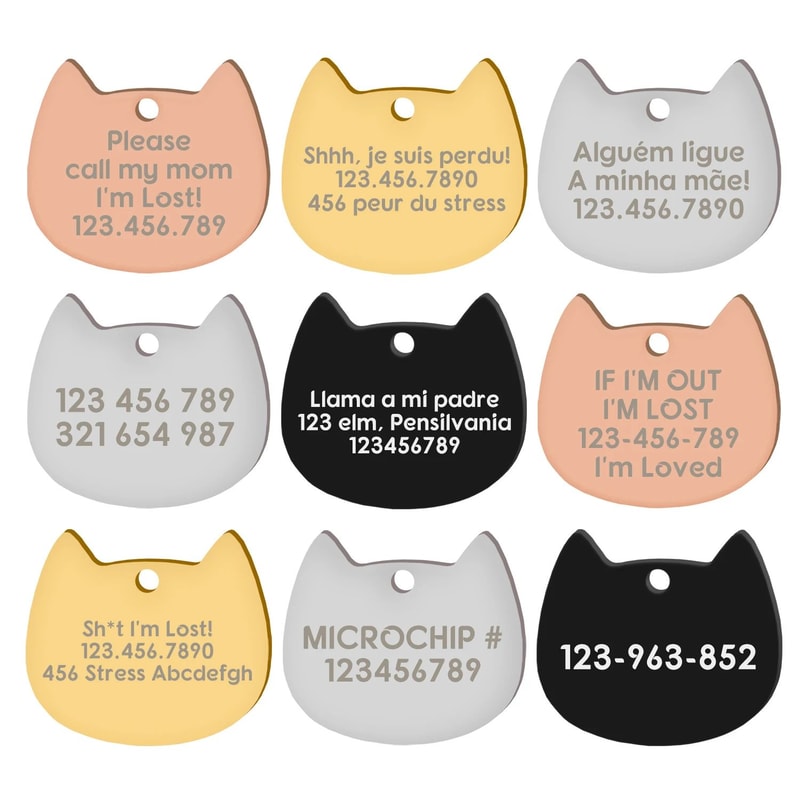 Personalized Stainless Steel Pet ID Tag With Engraving 3