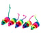 5 Piece Plush Mouse Cat Toy Set With Squeaker 4