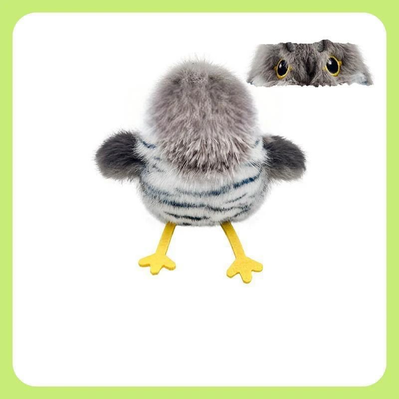 USB Rechargeable Chirping Bird Interactive Cat Toy 10