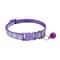 Adjustable Safety Bell Ring Necklace Pet Colorful Paw Print Pet Collar With Bell 5