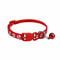 Adjustable Safety Bell Ring Necklace Pet Colorful Paw Print Pet Collar With Bell 11