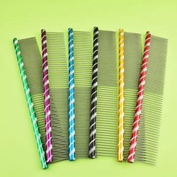stainless steel pet grooming comb