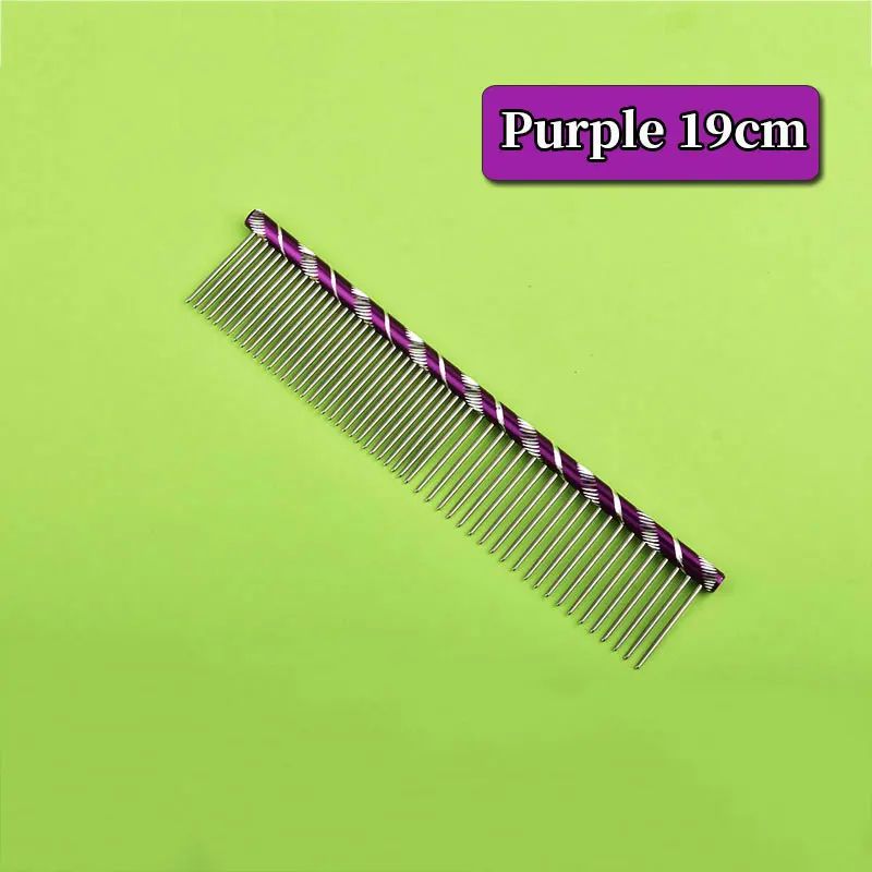 Stainless Steel Pet Grooming Comb 19