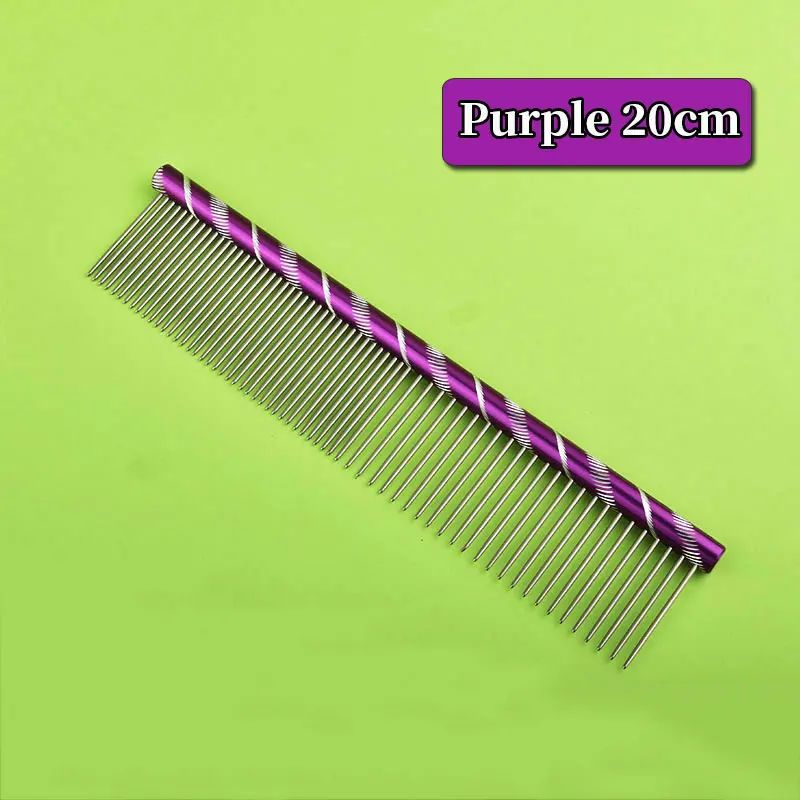 Stainless Steel Pet Grooming Comb 14