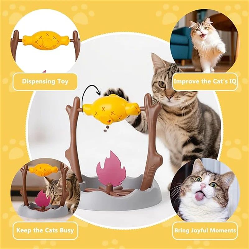Rotating Treat Dispensing Puzzle Feeder Bowl 2