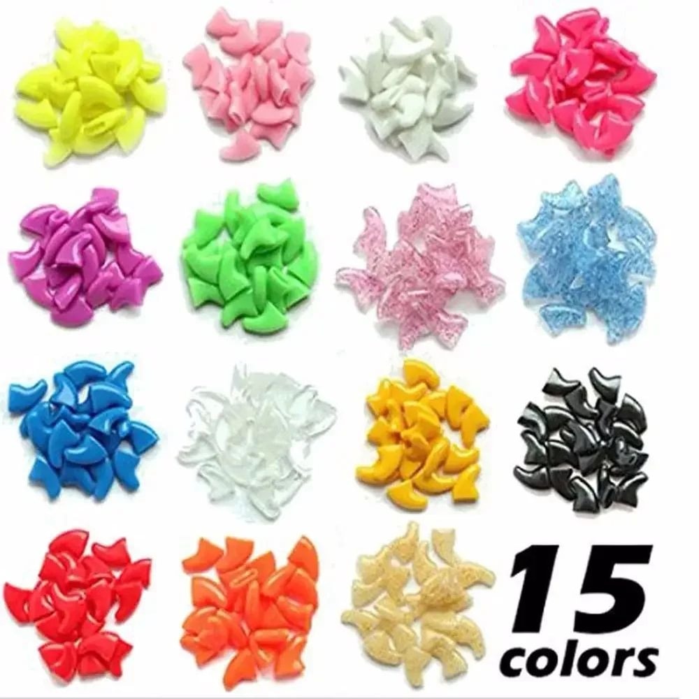 Soft Silicone Cat Nail Caps Set 1