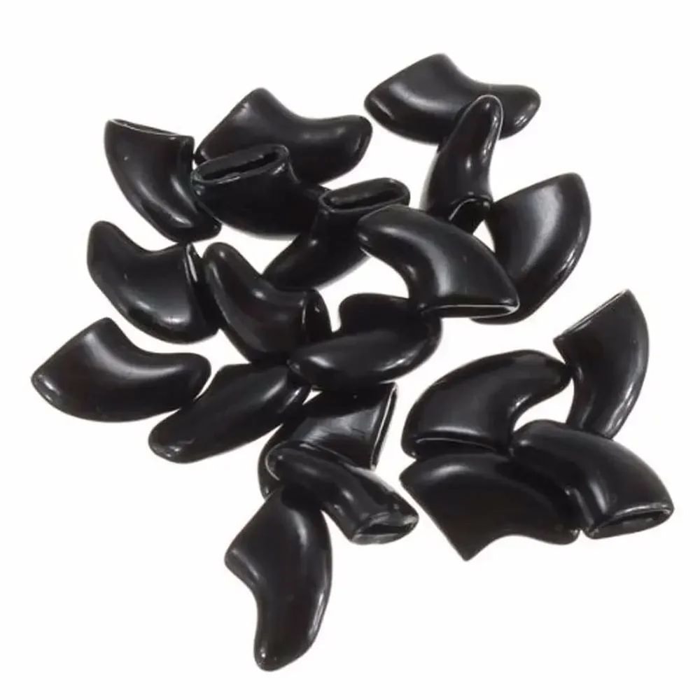 Soft Silicone Cat Nail Caps Set 3