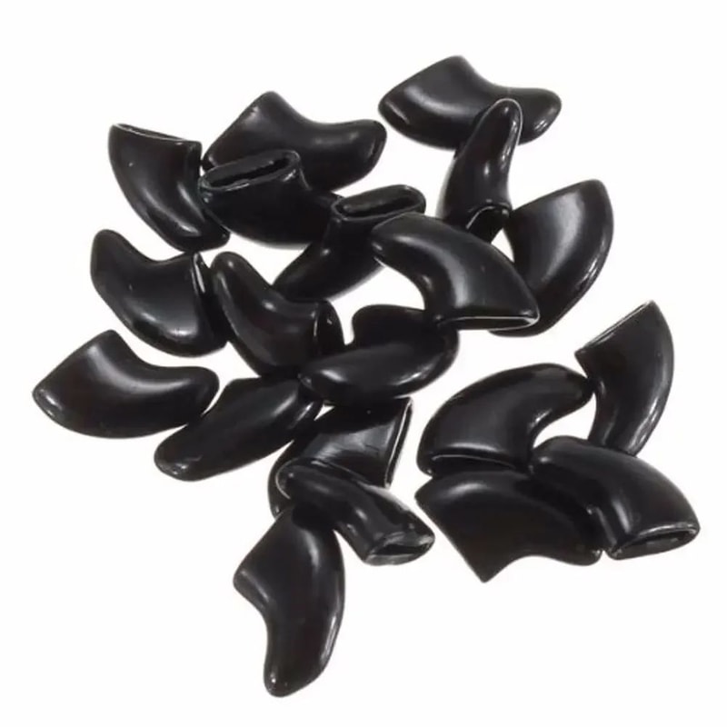 Soft Silicone Cat Nail Caps Set 3