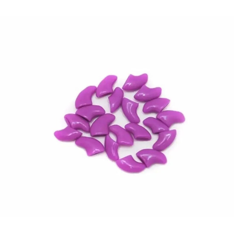Soft Silicone Cat Nail Caps Set 7