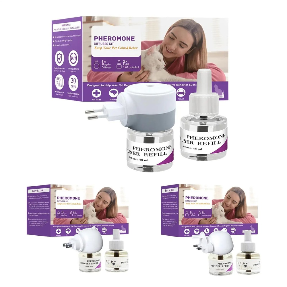 Long Lasting Calming Cat Pheromone Diffuser 0