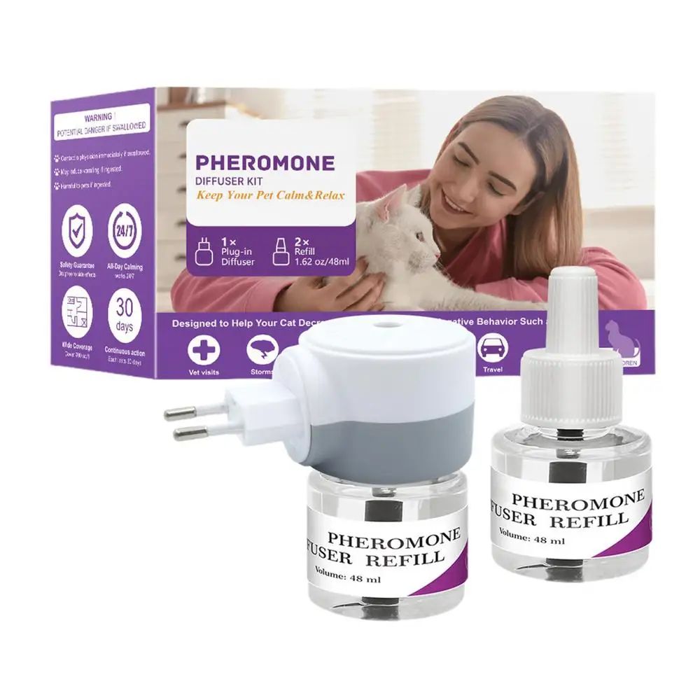 Long Lasting Calming Cat Pheromone Diffuser 9