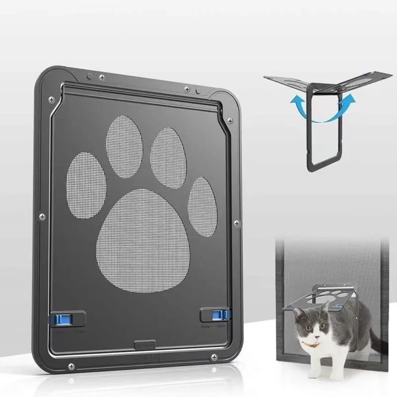 Magnetic Lockable Pet Screen Door 0