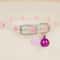 Glow In The Dark Paw Print Cat Collar 10