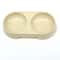 Eco Friendly Wheat Straw Double Pet Feeding Bowl 7