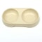Eco Friendly Wheat Straw Double Pet Feeding Bowl 7