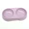 Eco Friendly Wheat Straw Double Pet Feeding Bowl 9