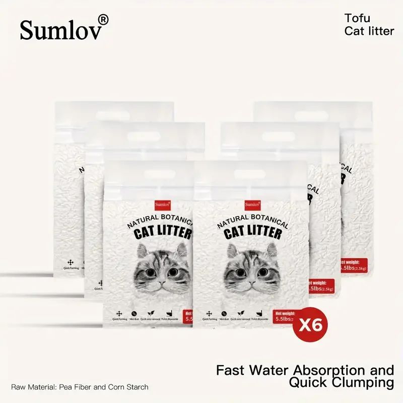 Natural Tofu Cat Litter With Odor Control 0