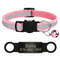 Personalized Reflective Cat Collar With Engraved ID Tag 12