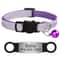 Personalized Reflective Cat Collar With Engraved ID Tag 26