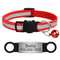Personalized Reflective Cat Collar With Engraved ID Tag 28