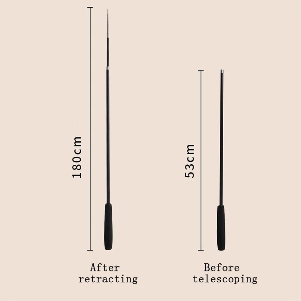 Extra Long Telescopic Feather Cat Wand Toy 4