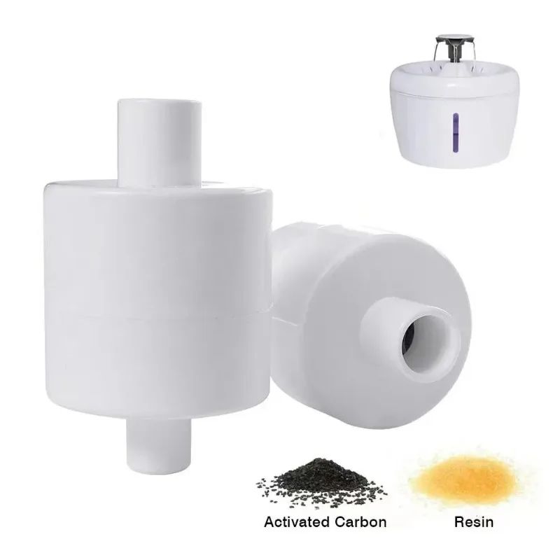 6 Pack Triple Filtration Replacement Filters For Pet Water Fountain 0