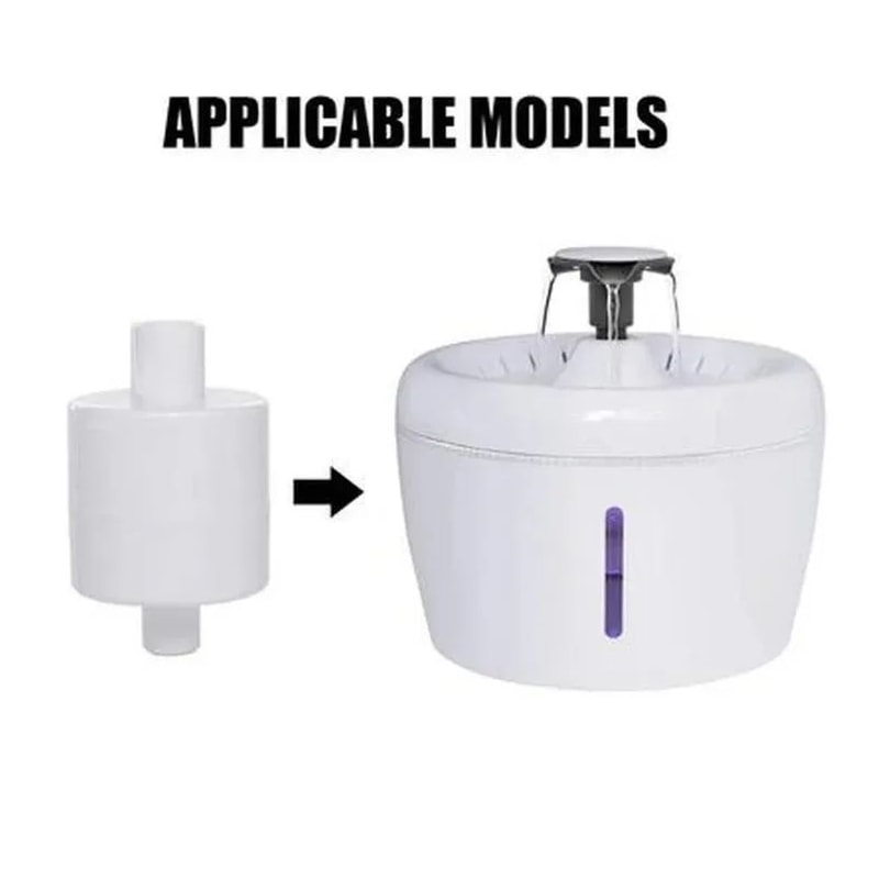 6 Pack Triple Filtration Replacement Filters For Pet Water Fountain 5