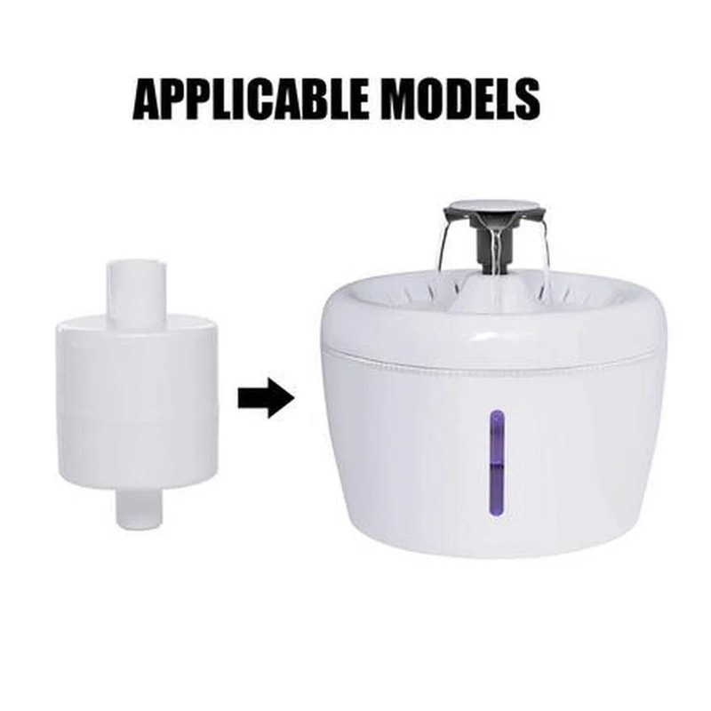6 Pack Triple Filtration Replacement Filters For Pet Water Fountain 6