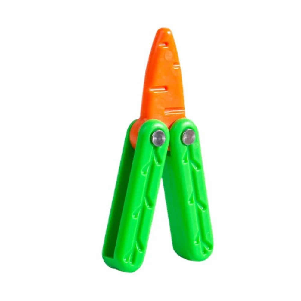 3D Printed Carrot Fidget Toy Folding Puzzle 16
