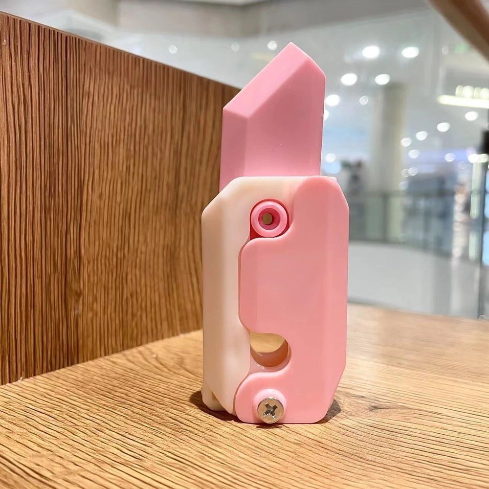 3D Printed Carrot Fidget Toy Folding Puzzle 8