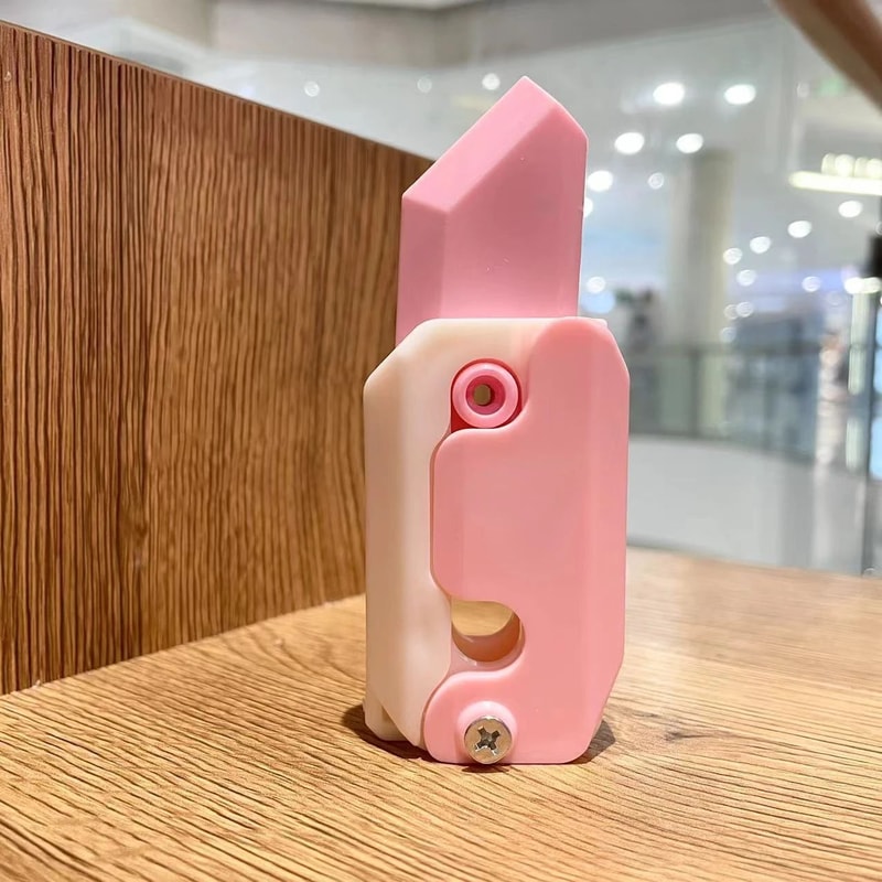 3D Printed Carrot Fidget Toy Folding Puzzle 8