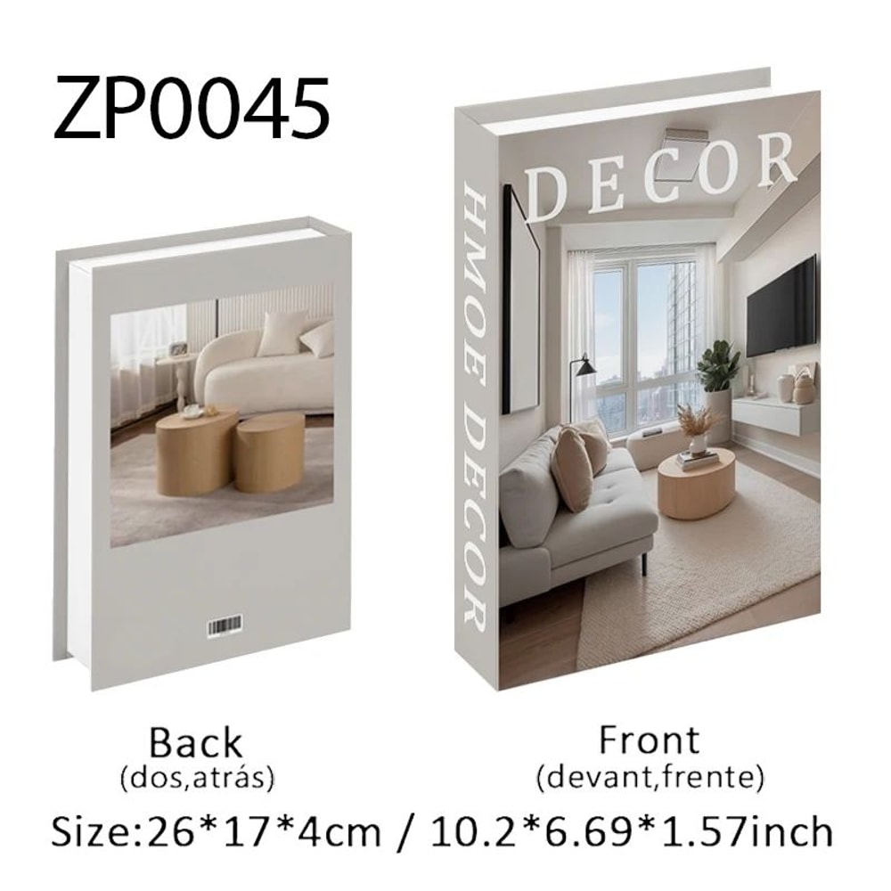 Luxury Decorative Faux Book Storage Box Set 19