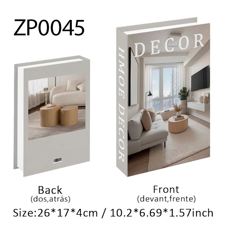 Luxury Decorative Faux Book Storage Box Set 19
