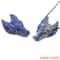 Hand Carved Wolf Head Crystal Pendant Necklace 21