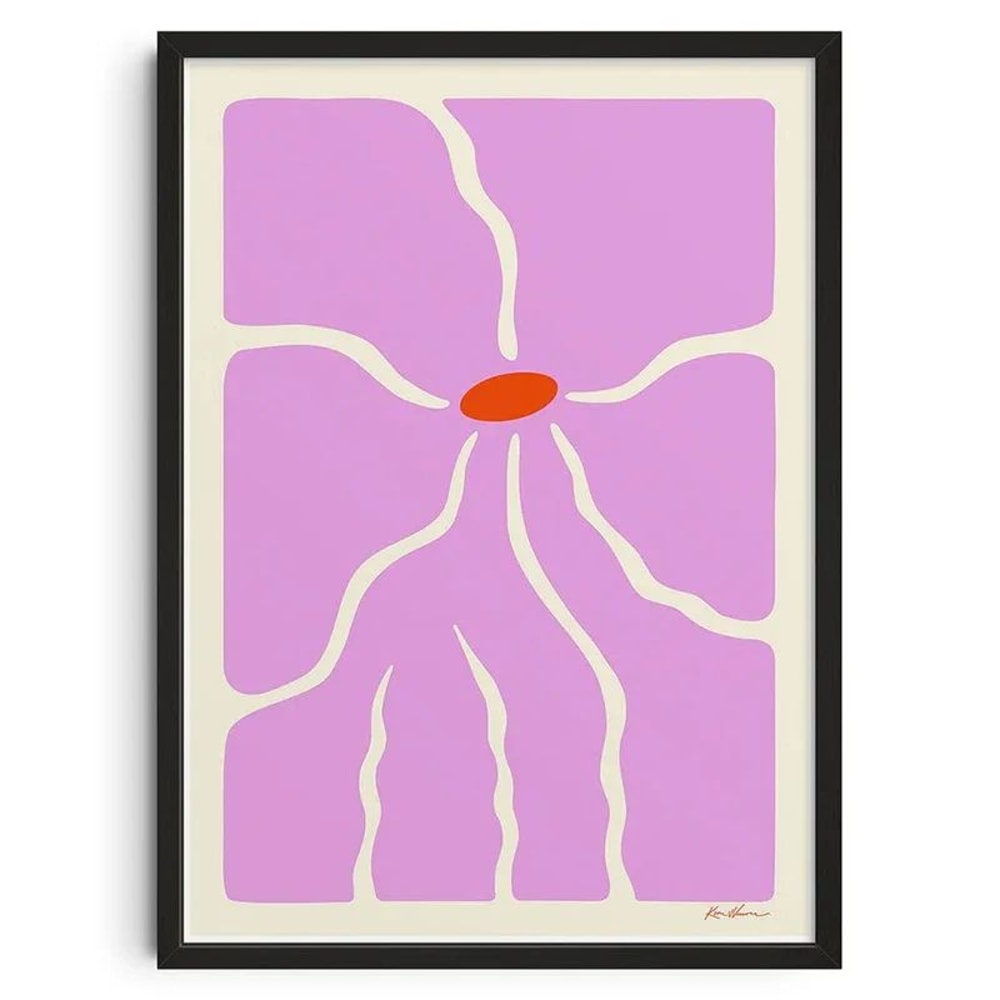 Japanese Okinawa Snake Bauhaus Canvas Wall Art 12